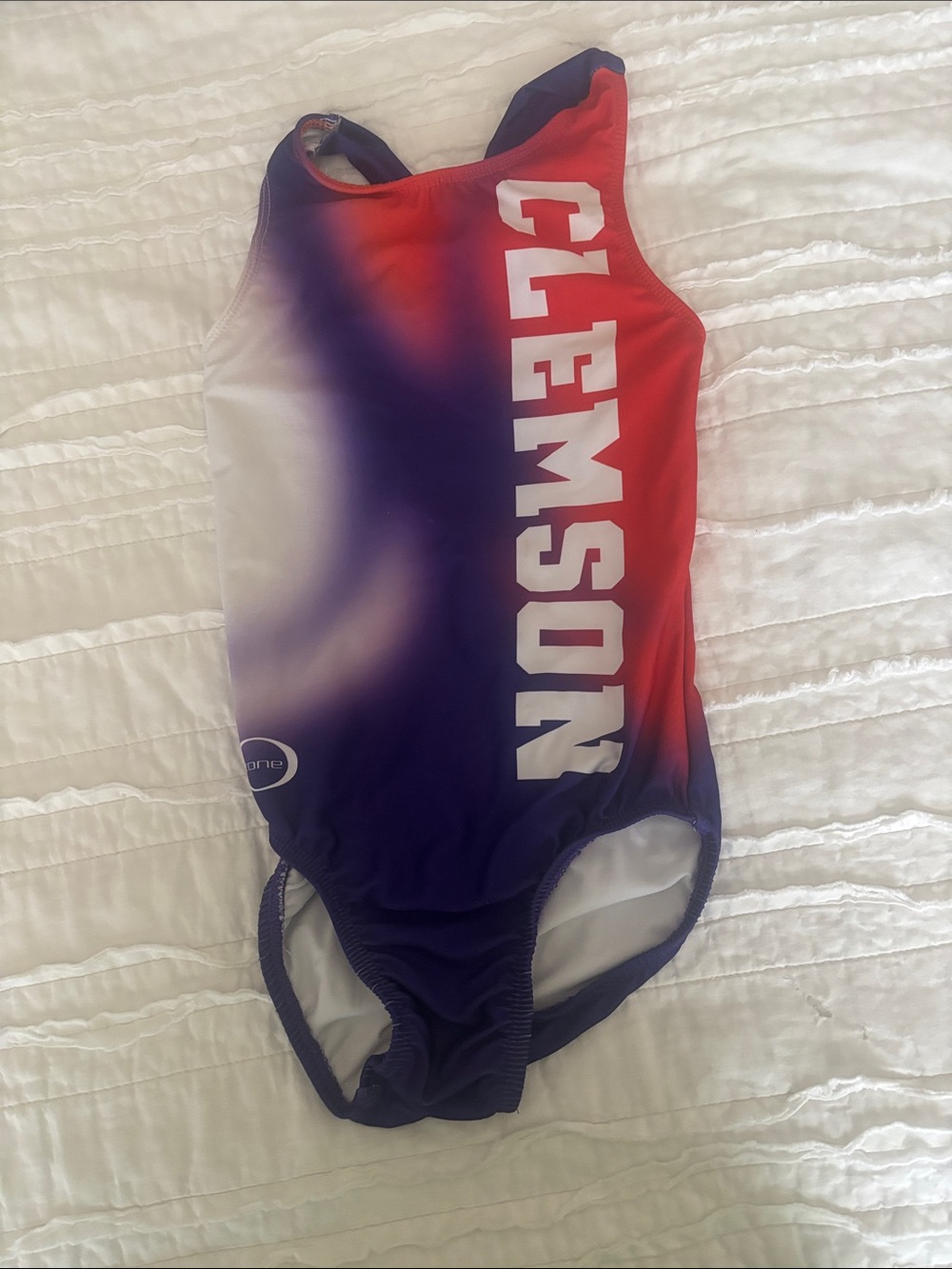 Clemson Gradient gymnastics leotard